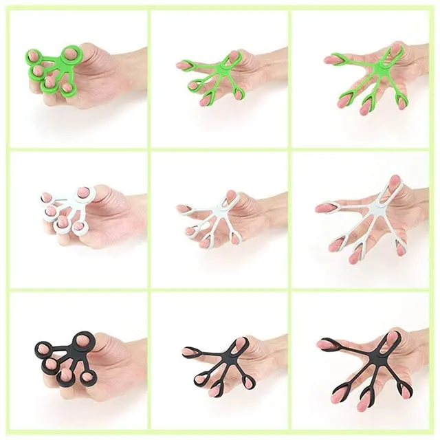 Fingertræner I Silikone 3-pak - Billede 4