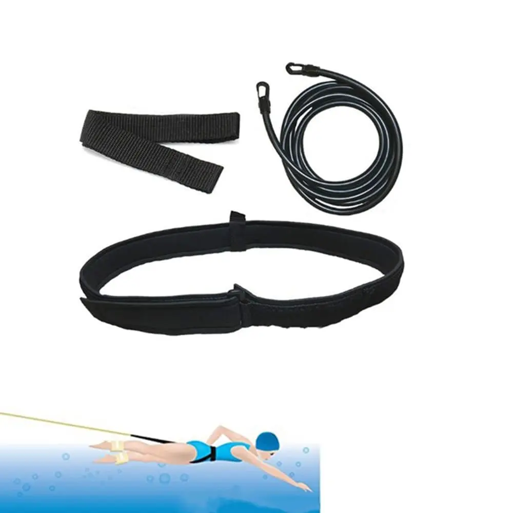 Modstandsbånd For Svømning 4 Meter Sort