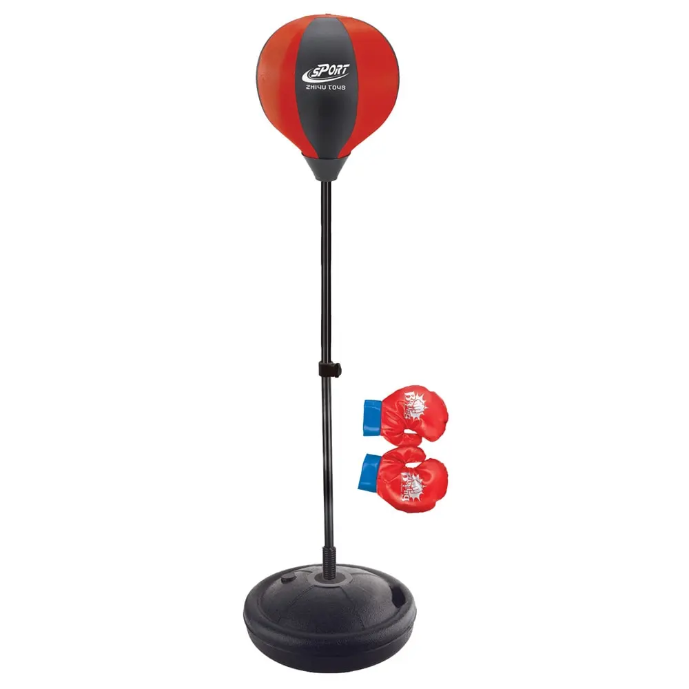 Boksebold 102 Cm, Med Handsker, For Børn - Billede 2